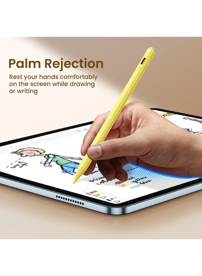 هيان 2026 أحدث قلم Stylus لـ iPad (2018-2025) -13 دقيقة شحن سريع مع حساسية الميل ورفض النخيل لـ iPad 11/10/9/8/7/6th Gen ، Air 7/6/5/4/3/M3/M2 ، Pro 13 "/12.9" /11" /M4 ، Mini 7/6/5th - Image 5